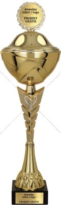 Puchar złoty Wega z przykrywką 38 cm +GRAWER