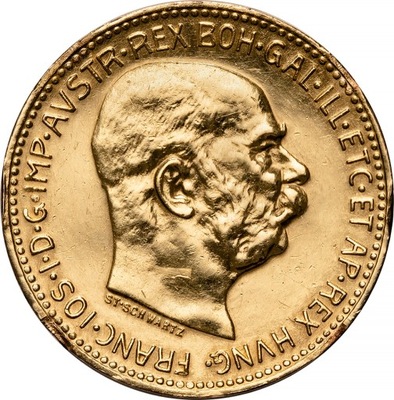 Austria, 20 koron, 1915