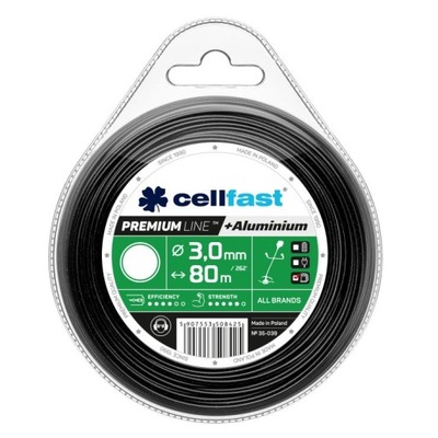 Cellfast 35-039 ŻYŁKA TNĄCA PREMIUM okrągła 3mm80m