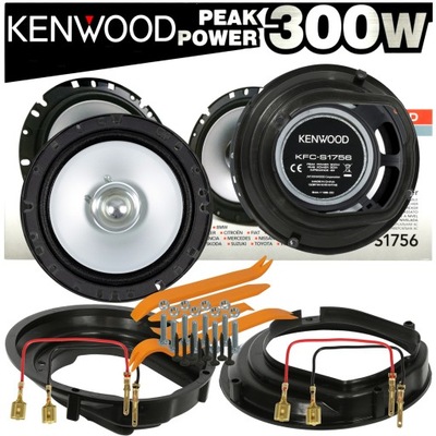 KENWOOD ALTAVOCES PEUGEOT 306 XN PARTE DELANTERA DISTANCIAS  