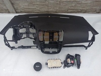 Консоль панель приладів панель приладів kia venga подушка безпеки ремені набір фото №1