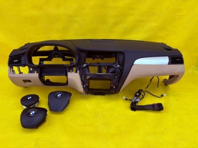 Bmw x3 f25 x4 f26 консоль приборная панель + подушка безопасности бежевая оригинал !!! фото №1