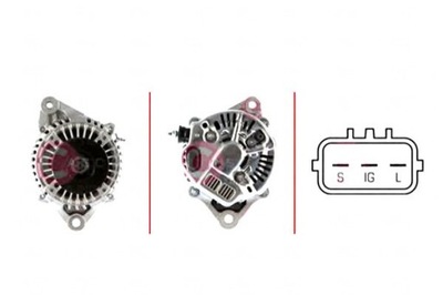 Casco генератор toyota 4 runner 3.0 turbo-d kzn1 фото №1