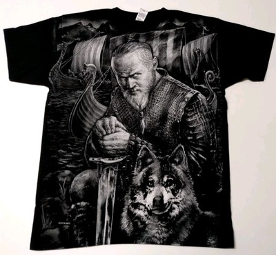 VIKING Ragnar Drakkar Wikingowie koszulka r XXL