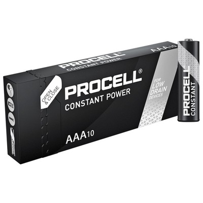 Bateria AAA LR3 DURACELL PROCELL CONSTANT 10szt