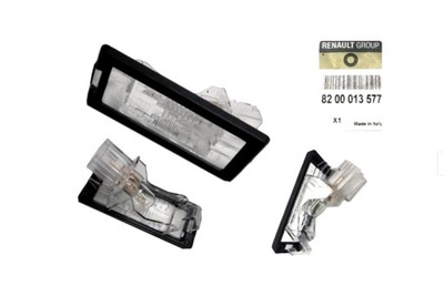 Лампа реєстрації номерного знака renault clio iii captur фото №1