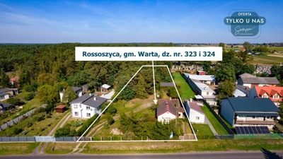 Działka, Rossoszyca, Warta (gm.), 3000 m²
