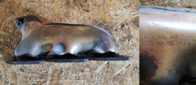 Колектор випускний mercedes w209 w211 3.0 / 3.5 pb фото №1