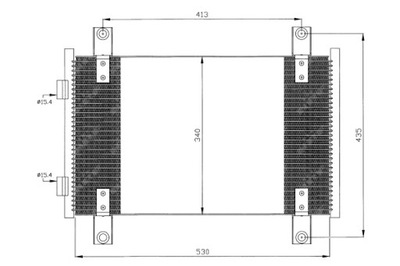 NRF КОНДЕНСАТОР КОНДИЦИОНЕРА CITROEN JUMPER FIAT DUCATO PEUGEOT BOXER