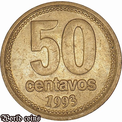 50 CENTAVOS 1993 ARGENTYNA