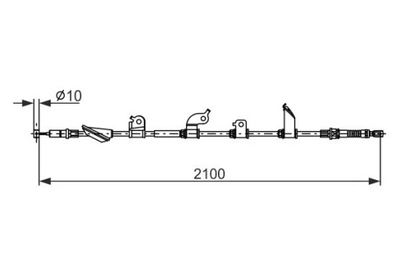 1987482913 CABLE HAM. RECZ. HONDA T. CIVIC 1,3-1,8  