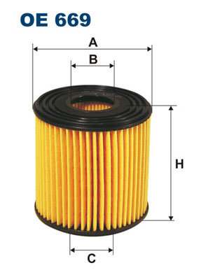 FILTRO ACEITES FILTRON OE669  