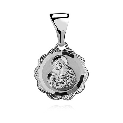 Medalik Srebrny pr 925 Matka Boska Karmiąca