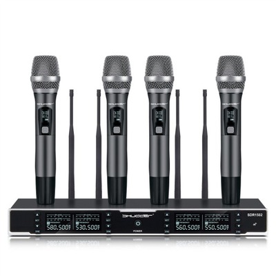 Shudder Bezprzewodowe SDR1502 4 mikrofony doręczne