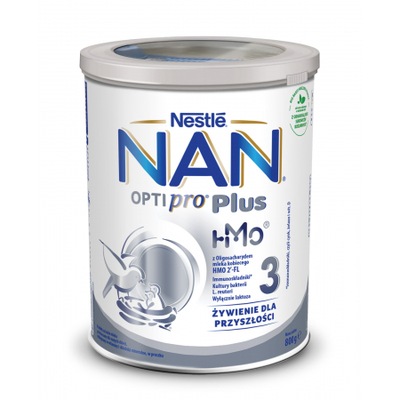 Nestle Nan Optipro Plus 3 800g Produkt na bazie mleka