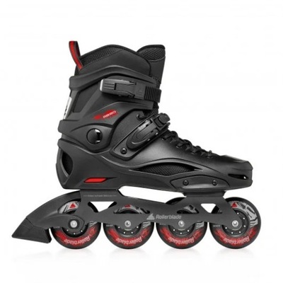 Rolki Rollerblade RB 80 - Czarno/Czerwone - 45,5 (300)