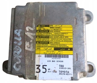 Модуль блок управления датчик подушка безопасности toyota corolla e12 2001-2007 rok 89170-02260 фото №1