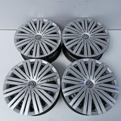 LLANTAS 5X100 15 VW POLO V SKODA FABIA 3 4 PIEZAS (E1876) 