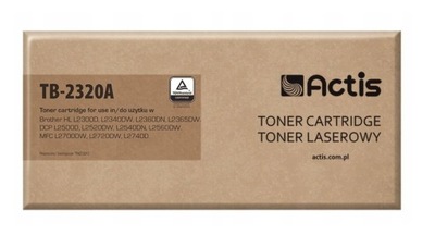 Toner ACTIS TB-2320A (zamiennik Brother TN-2320 Supreme 2600 stron czarny)