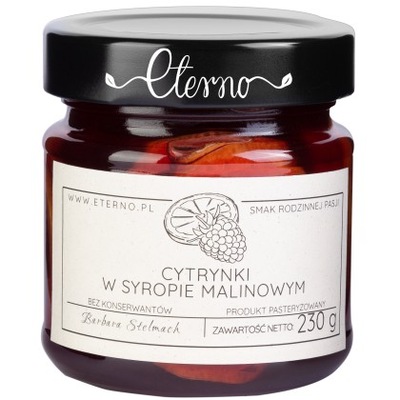 Cytrynki w syropie malinowym Eterno 230g