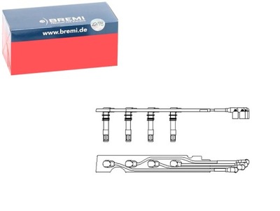 ПРОВОДА ЗАЖИГАНИЯ VW 1,4-1,6 BREMI