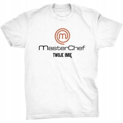 Master Chef Koszulka Dla Kucharza Twoje Imię