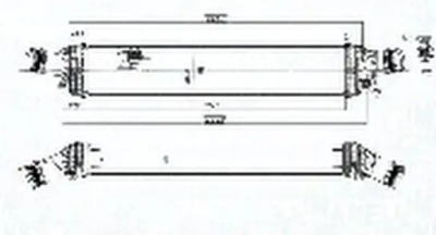 Радиатор воздуха интеркулер 351319204430 фото №1