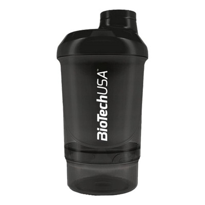 BioTech SHAKER Wave+ Nano 300ml (+150ml) Czarny