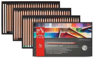 Kredki Caran d'Ache Luminance 6901 76 Kolorów