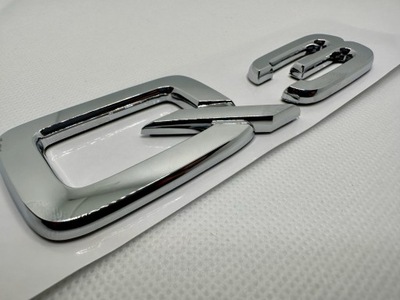 EMBLEMA Q3 PARA COCHE AUDI SILVER  