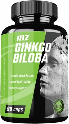 MZ-STORE Ginkgo Biloba 90 kaps. Miłorząb