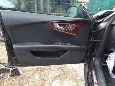 Audi a7 обшивки оббивка двері чорні фото №1