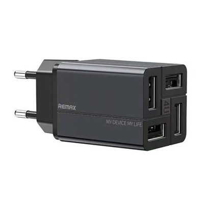 Remax Ładowarka Sieciowa RP-U43 4x USB 3.4A