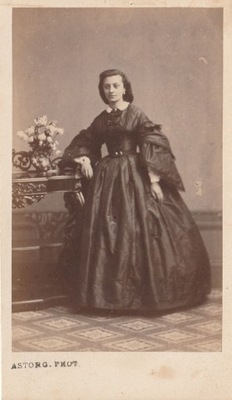 Portret kobiety - Francja - ok. 1865
