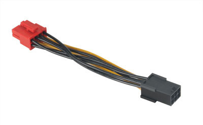 Kabel adapter zasilania PCI EXPRESS 6PIN/8PIN 10cm