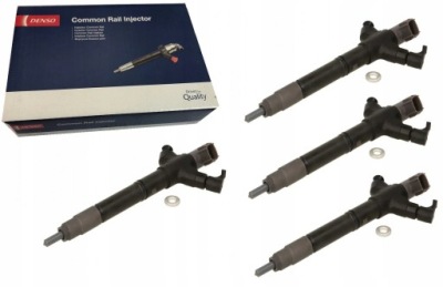 4x форсунки auris avensis verso corolla 2.0 d-4d фото №1