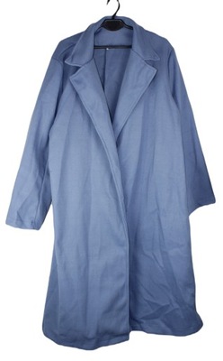 Niebieski płaszcz szlafrokowy klasyczny basic XL