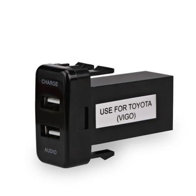 PARA TOYOTA HILUX VIGO INTERFEJS USB TORPEDA DISTRIBUCIÓN PORT USB 5V 2.1A  