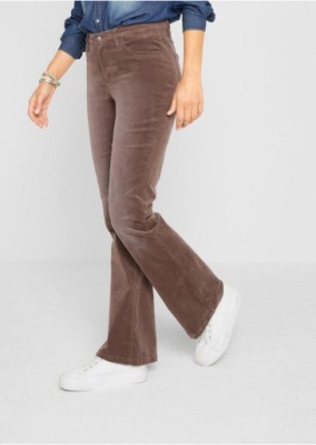 46 SPODNIE SZTRUKSOWE KHAKI plh