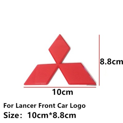 EMBLEMA ABS PARA MITSUBISHI LANCER PAJERO V3 DELANTERO REJILLA DE RADIADOR AUTO  