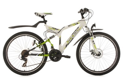 Rower górski MTB Full 26 Zodiac światła tarcza