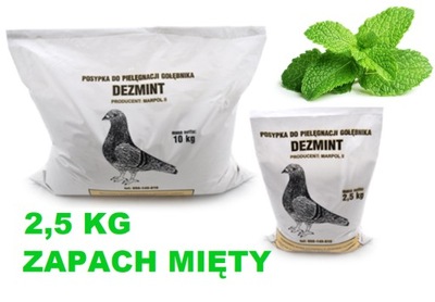 Posypka Sucha Dezynfekcja o zapachu mięty 2,5kg DEZMINT MIĘTAL 2,5KG