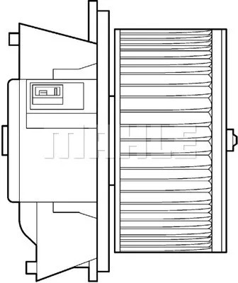 ВЕНТИЛЯТОР FIAT NUOVA PUNTO AC