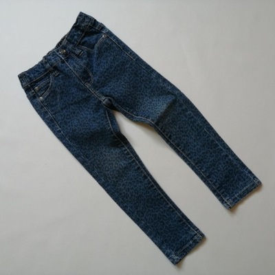 KIKI&KOKO spodnie jeans rurki PANTERKA r.92