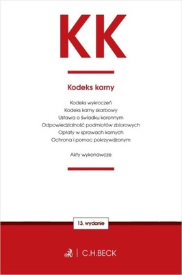 KK. Kodeks karny oraz ustawy towarzyszące Praca zbiorowa