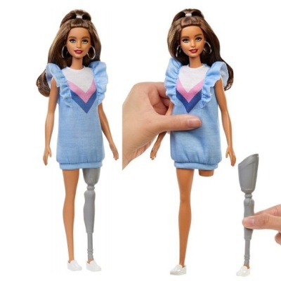 MATTEL BARBIE BÁBIKY Fashionistas Protetické nohy