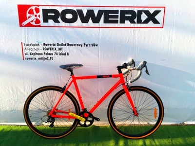 NOWY GRAVEL FIXIE FLOATER GRAVEL R. 55CM SHIMANO SORA