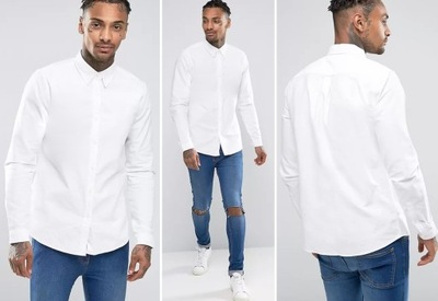 DESIGN Biała elegancka koszula bluzka kołnierzyk42