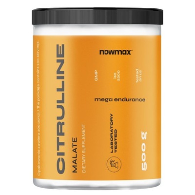 CITRULLINE MALATE 500 g JABŁCZAN CYTRULINY CYTRULINA AMINOKWASY