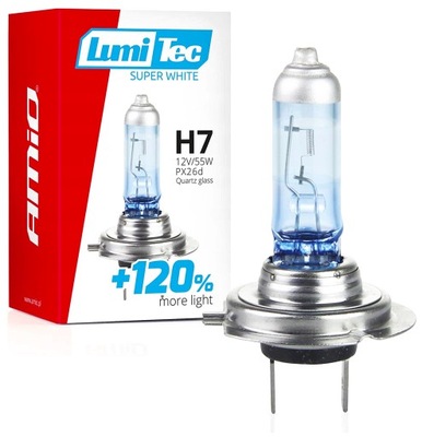 +130% 1 ШТУКА ЛАМПОЧКИ H7 12V LUMITEC СУПЕР WHITE Y3M2